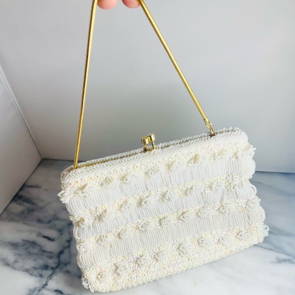 Vintage Hand Beaded Bag - Picture 5 of 5